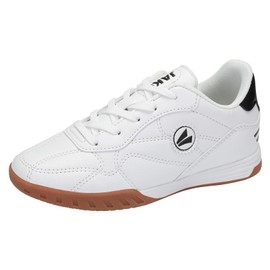 JAKO Unisex Children's J-SI Signature Indoor Trainers, White Jet Black., 32 EU