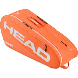 HEAD Tour - Bolsa para raqueta M (6R) - Capacidad para 6 raquetas, tecnología CCT+ de control climático, 2 compartimentos principales, bolsillo para zapatos y sistema de transporte de mochila