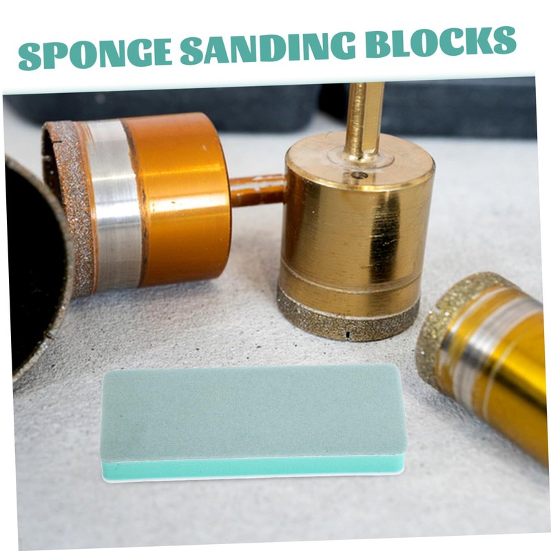 Outanaya 10pcs Dual-Sided Sponge Nail Buffer Blocks Finishing Sanding Sponges