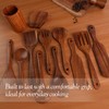 Wooden Spoons for Cooking – 12-Piece Teak Wood Utensil Set