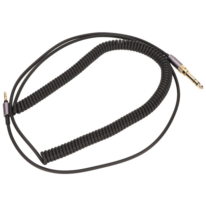 3.5mm Sound Spring Cable Retractable 9.8ft Plug and Play 3.5mm