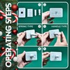 Orapink Christmas Cookie Cutters, 4-Piece 3D Merry Christmas Plastic Cookie