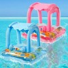 Flotadores Salvavidas Inflable Infantil Con Techo Para Bebé