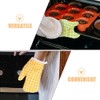 Kichvoe 2pcs Kids Oven Mitts Children Small Gloves Cute Heat