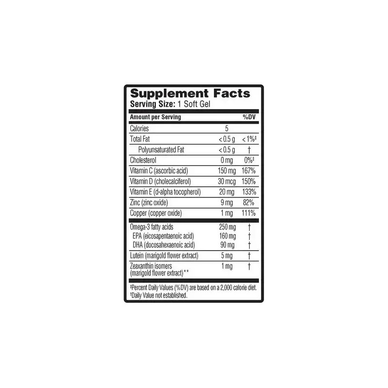 Ocuvite Adult 50+ Para La Salud Ocular Con Vitamina D