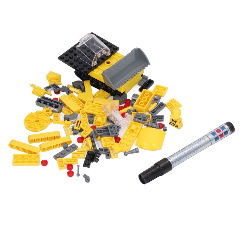 Digging Truck Toy Inductive DIY Assembly Electronic Vehicle Excavator Construction