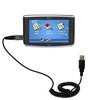 Gomadic USB Charging Data Coiled Cable for The Magellan Maestro