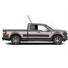 Privacy Passenger Right Side Rear Door Window Door Glass Compatible with Ford F150 2015-2020 / F250 F350 F450 F550 2017-2022 Super Cab/Extended Cab Pickups Models