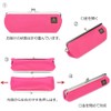 watona Canvas Purse MiniPEN (Mini Pencil Case), red (bordeaux), Pen
