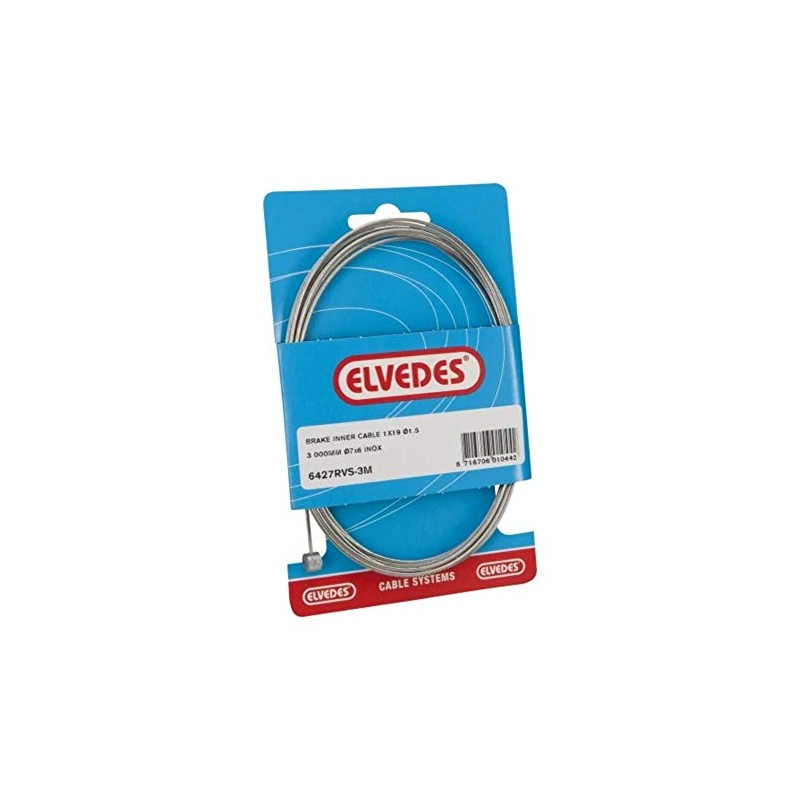 Elvedes Inner Cable Brake Universal Stainless Steel 3000 mm Nipple