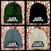 BLACK SABATH BLACK PATCHED BEANIE (CAMO, GREY, BEIGE) NECKLACE