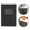 Topyond Mini Book Safe,Simulation Design with Key Lock, Secure Storage