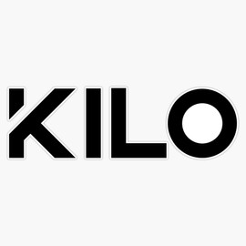 K, Kilo Window Bumper Sticker Decal 5"