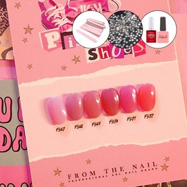 From the Nail Pink Shoes Syrup Gel 6-piece set / 프롬더네일 핑크슈즈 시럽젤 6종 세트