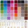 RUBY 3 mm Beads for Bracelets, Bead Set Jewellery 2