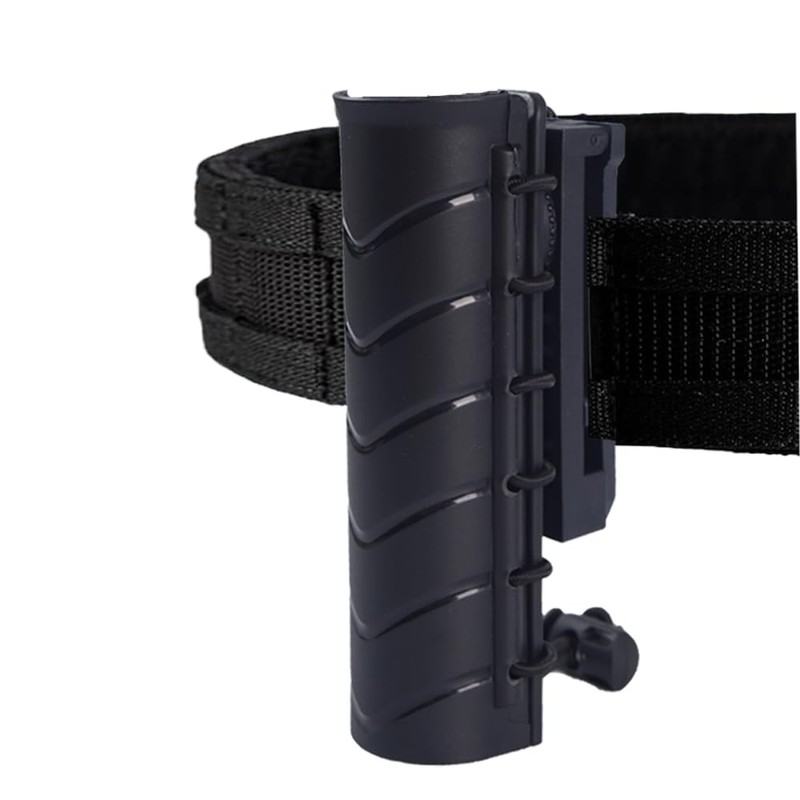 360-Degree Rotating MOLLE Clip Baton Holder - Telescopic Holster for