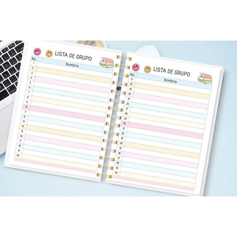 Agenda Escolar Maestra Groovy 25-26 Fechada