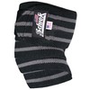Schiek Sports Blackout Cotton Elastic Hook & Loop Knee Wraps