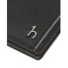 Hazzys Men's Accessory Black Contrast Point Leather Card Wallet HJHO6F336BK