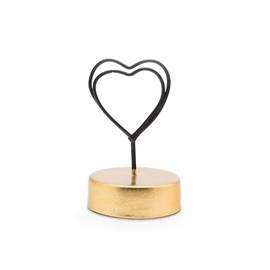 Weddingstar Small Wedding Table Place Card Holder - Double Heart - Set of 6