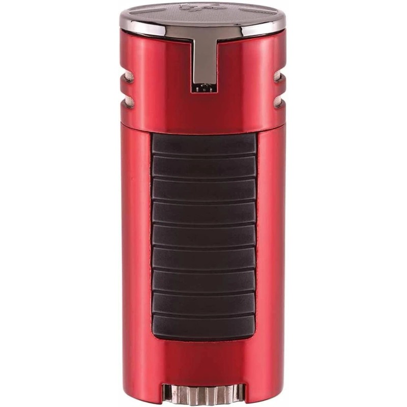 Xikar Hp4 Diamond Quad Jet Cigar Lighter - Red -