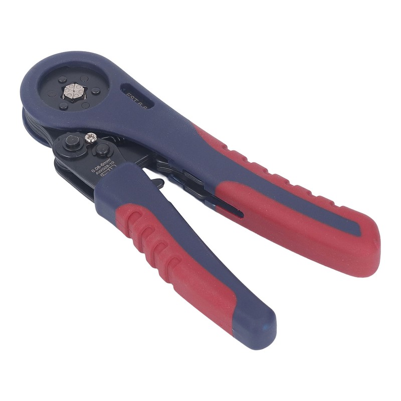 Ferrule Crimping Plier Self Adjustable Ergonomic Ratchet Wire Shrinkage Hand