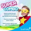 Brush-Baby Strawberry Toothpaste for Kids 3+ Years (Pack of 3