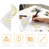 Set Square Large Protractor School - Geo Triangles Set with