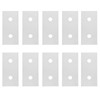 10Pcs Joining Plate Aluminum Flat Connecting Reinforcement Tool for Construction
