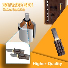 2311480 Vacuum Motor Carbon Brush Replacement for Ametek Lamb 2311480 333261 33326-1 (2 Pack)