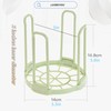 White Dinnerware Bowl Plate Racks and Holder Plastic Drain Rack