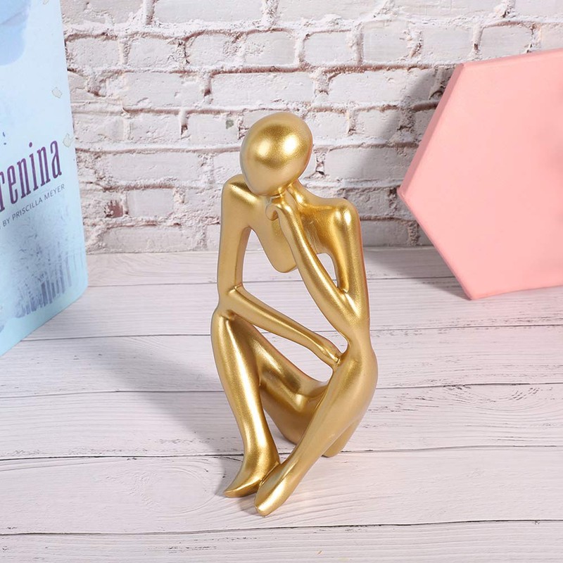 Desktop Golden Statue DIY Craft Decoration Gift Collection