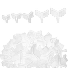 PATIKIL Fishing Hook Bonnets, 50 Pcs Treble Fishing Hook Covers Hook Safety Holder Covers for Fishing Lures, White