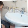 TEHAUX 2pcs Undermount Sink Brackets High Bathroom Clips for Secure