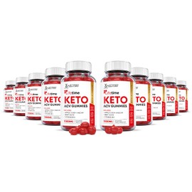 Justified Laboratories (10 Pack) Lifetime Keto ACV Boost Gummies 1000MG with Pomegranate Juice Beet Root B12 600 Gummys