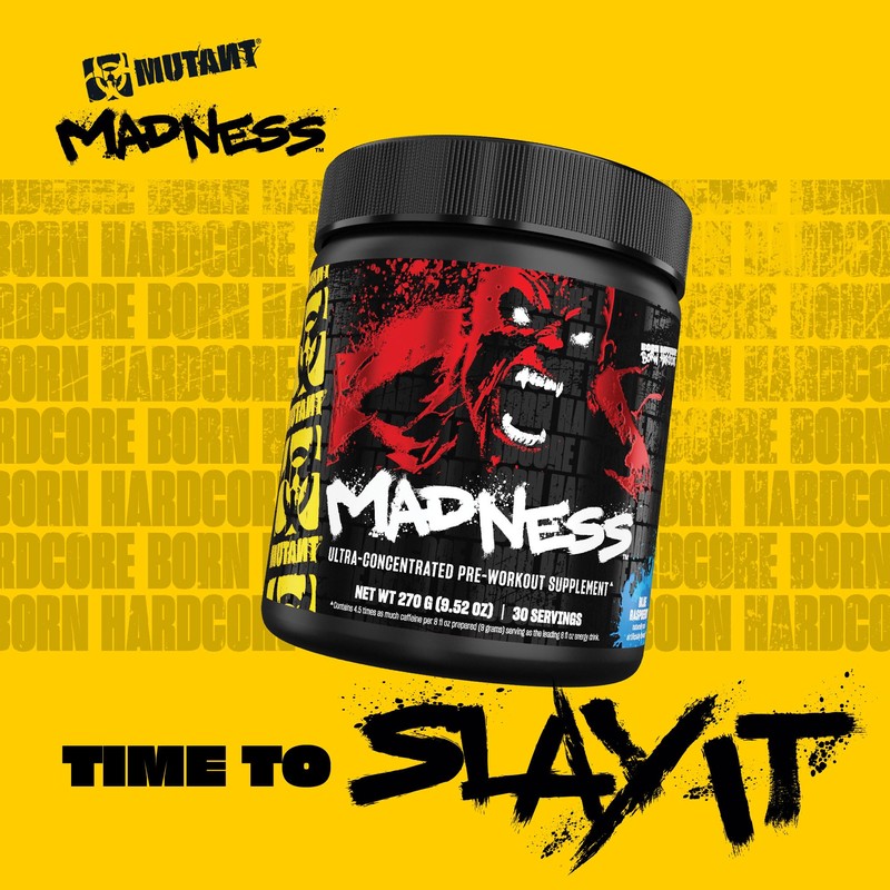 Mutant Madness | Pre Workout Powder Performance and Pump Blend