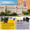 Hulave 304 Stainless Steel Fence Gate Latch, Self-Locking Gravity Gate