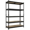 BIG RED Storage Shelving Unit, 5-Tier Adjustable, Heavy Duty Metal