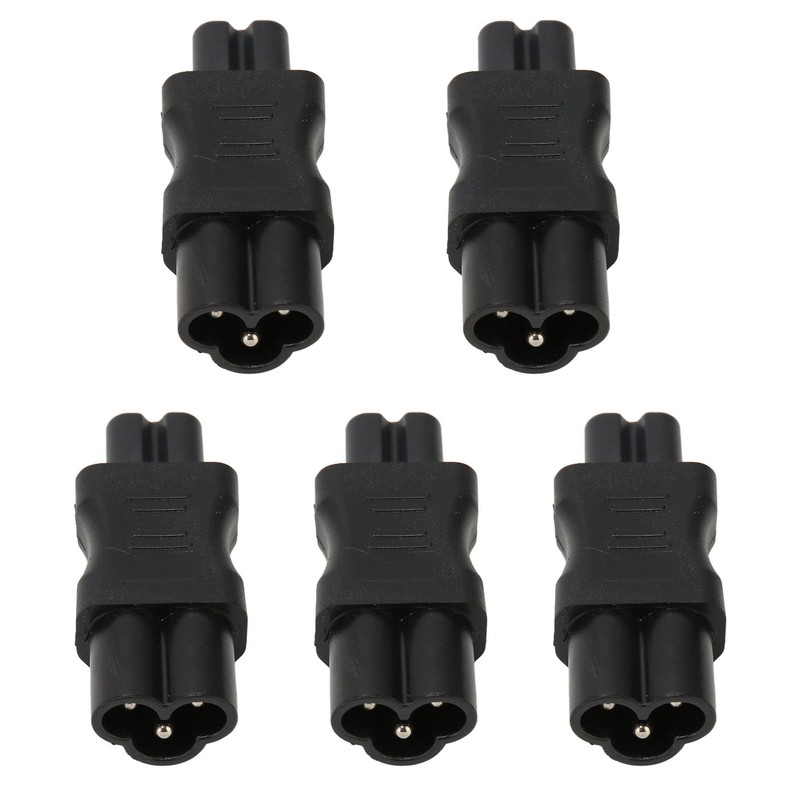 5Pcs IEC320 C6 to C7 Receptacle Connector Power Adapter Supply