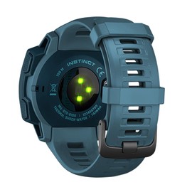 EXMRAT for Garmin Instinct Watch Band, Replacement Silicone Watch Strap for Garmin Instinct Solar/Tactical/Esports/Instinct Tide (Lake Blue)