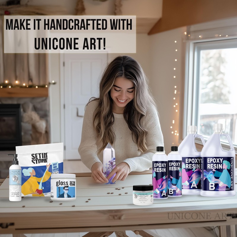 Resin Epoxy Kit 1 Gallon Craft Kit Gift - (.5