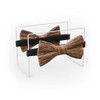 MAY-TIE Herren Fliege aus Kork | Holz Braun | Vegane