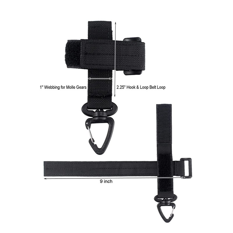 2Pcs Glove Holder for Duty Belt Glove Clips for Work