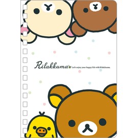 San-X Rilakkuma SE68803 Sticker Notebook H6.1 x W4.3 inches (156 x 110 mm)