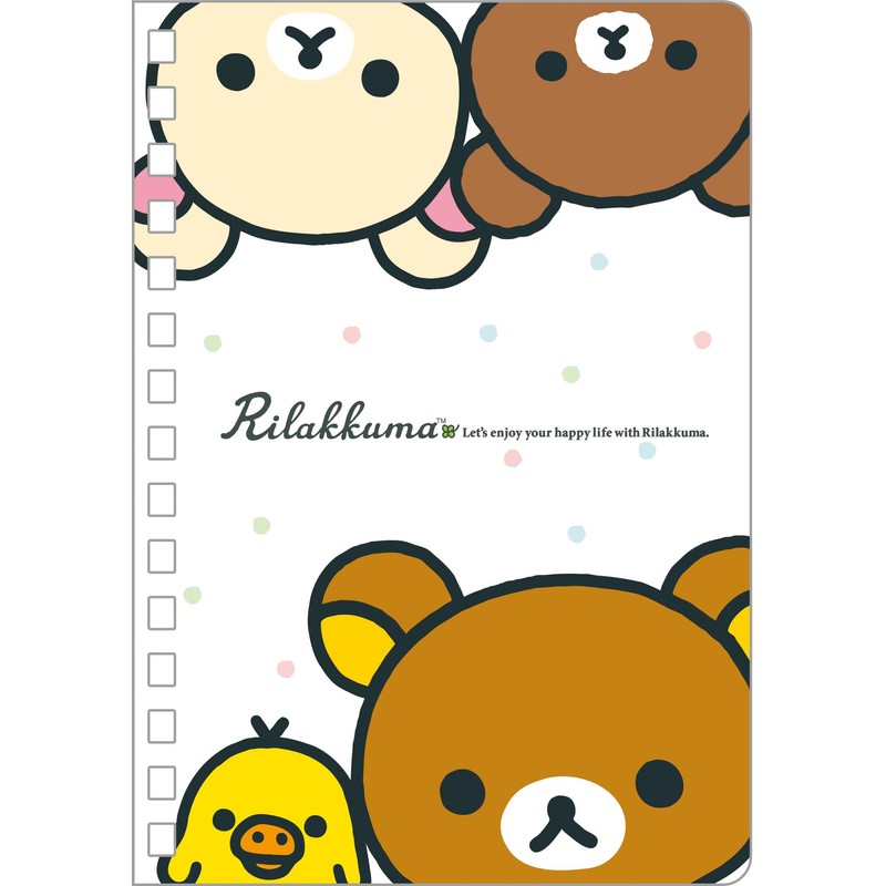 San-X Rilakkuma SE68803 Sticker Notebook H6.1 x W4.3 inches (156