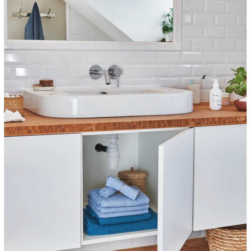 Wirquin 30723101 Sink Drain Fitting with Stainless Steel Valve and