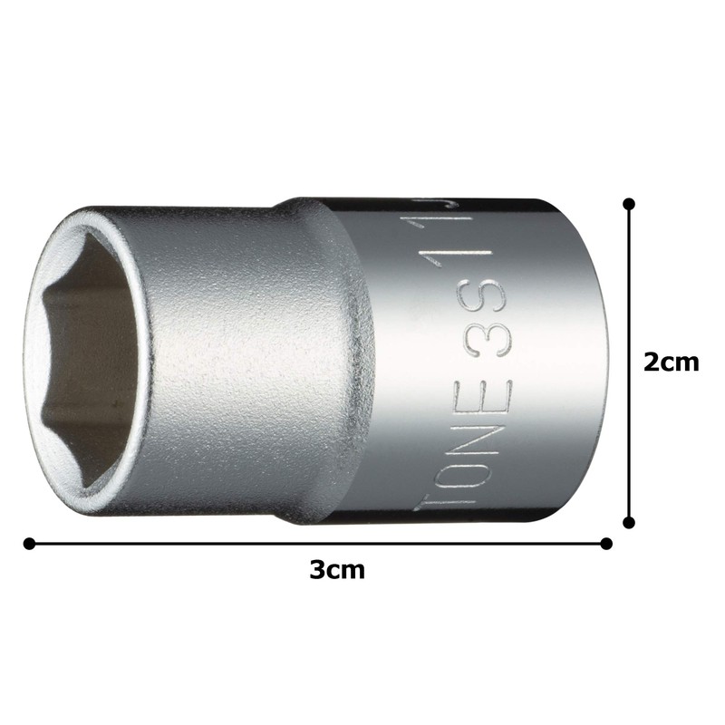 TONE Socket (6 Angle) 3S-11 Drive Angle 0.3 inch (9.5