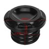 Szmsmy Black Fuel Gas Cap Right for 96+ Harley Sportster