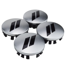 (Set of 4) 63mm=2.5 inches // Slash Wheel Center Cap Covers HubCap Emblem Badge Trim for Dodge Charger Challenger Durango Hornet Dart R/T SRT Magnum Nitro Journey Caliber Avenger and Ram and Jeep