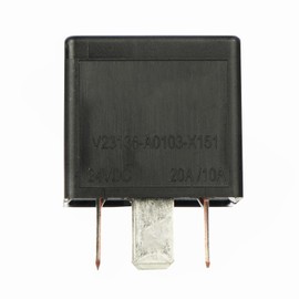 V23136-A0103-X151 24VDC 20A/10A 5Pins 1 Form C Automotive Relays Plug-in Mini ISO Relays SPDT with Diode Compatible with V23234-A0004-X051 V23234-A0004-Y051 0332209204